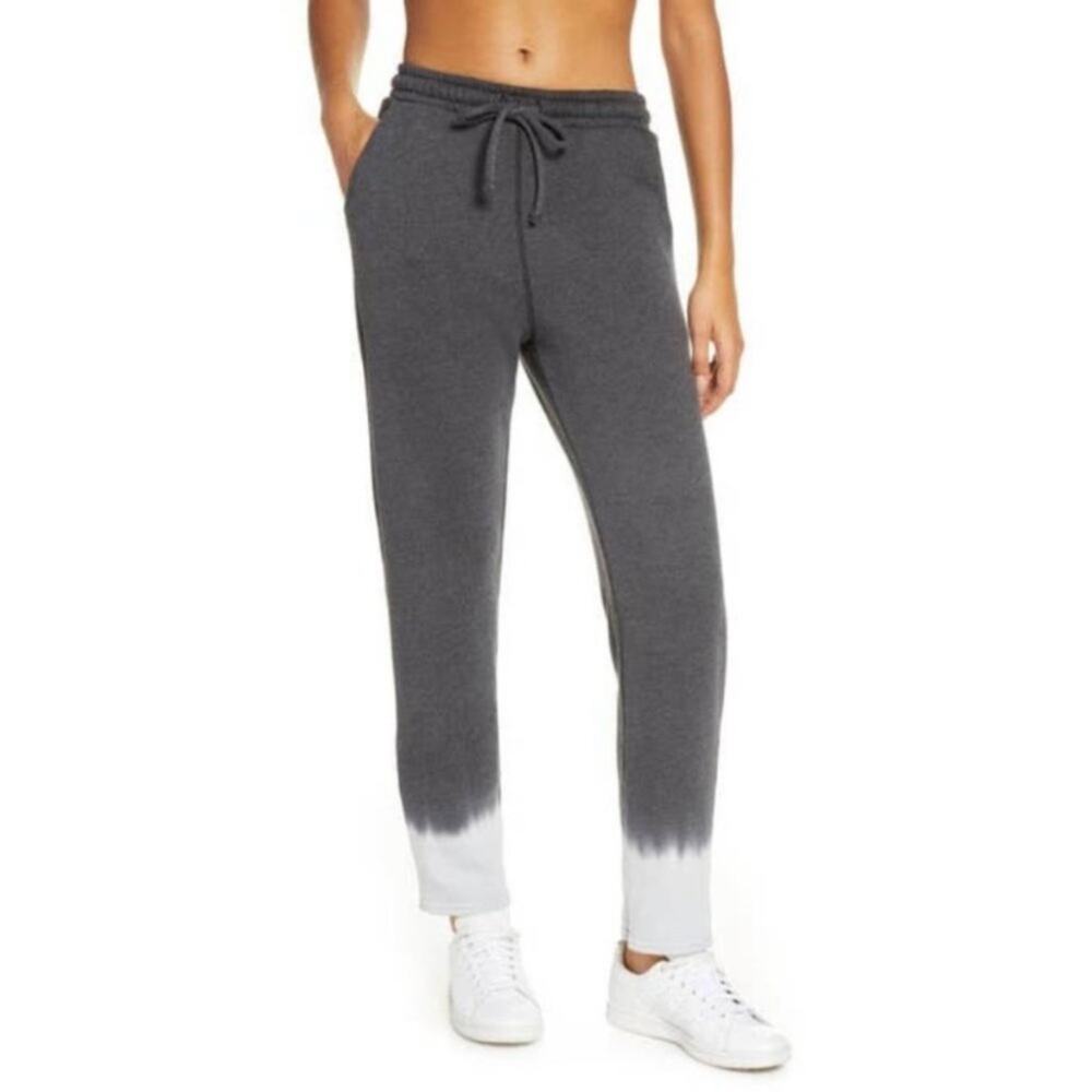 Zella Dip Dye Jogger Sweatpants Grey Forged Women's Size Small NWT